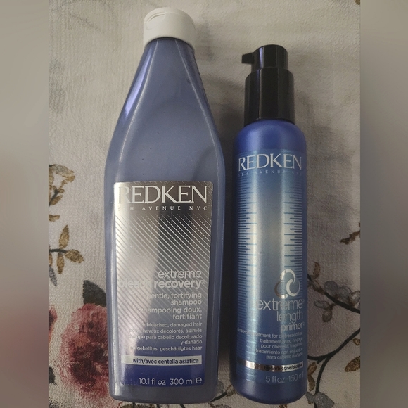 Redken Set: Bleach Recovery Shampoo & Extreme Length Primer  ☆Discontinued, HTF☆ - Picture 1 of 2